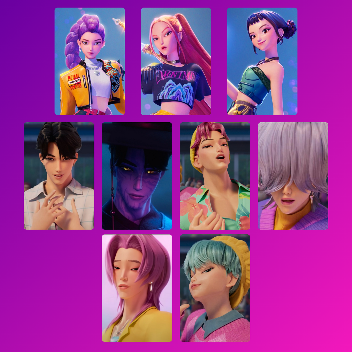 Kpop Demon Hunters Photocards