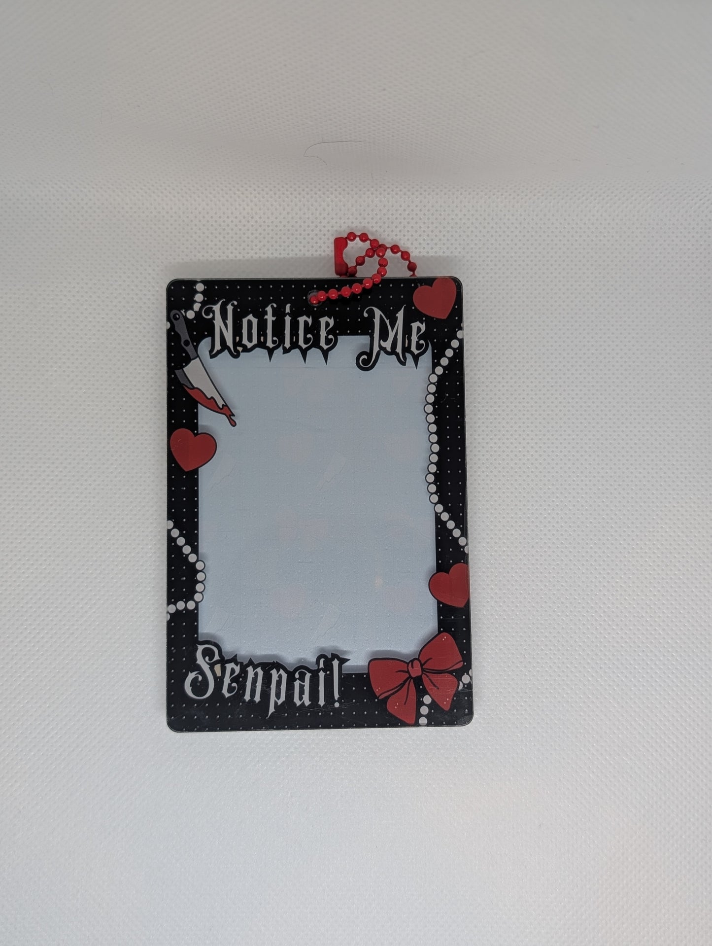 Notice Me, Senpai! Acrylic Photocard Holder