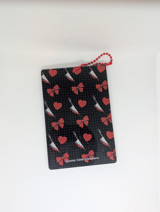 Notice Me, Senpai! Acrylic Photocard Holder