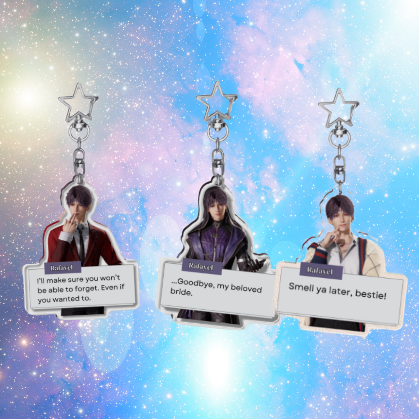 Love and Deepspace Otome Route Keychain
