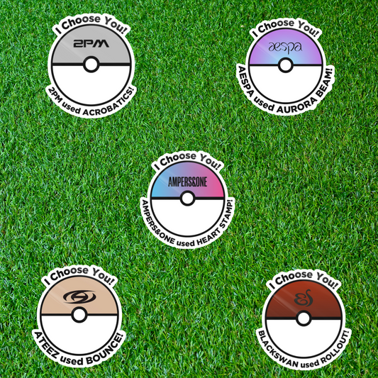 Kpop x Pokeball Sticker