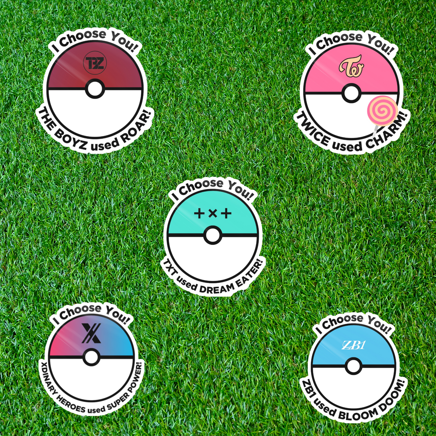 Kpop x Pokeball Sticker