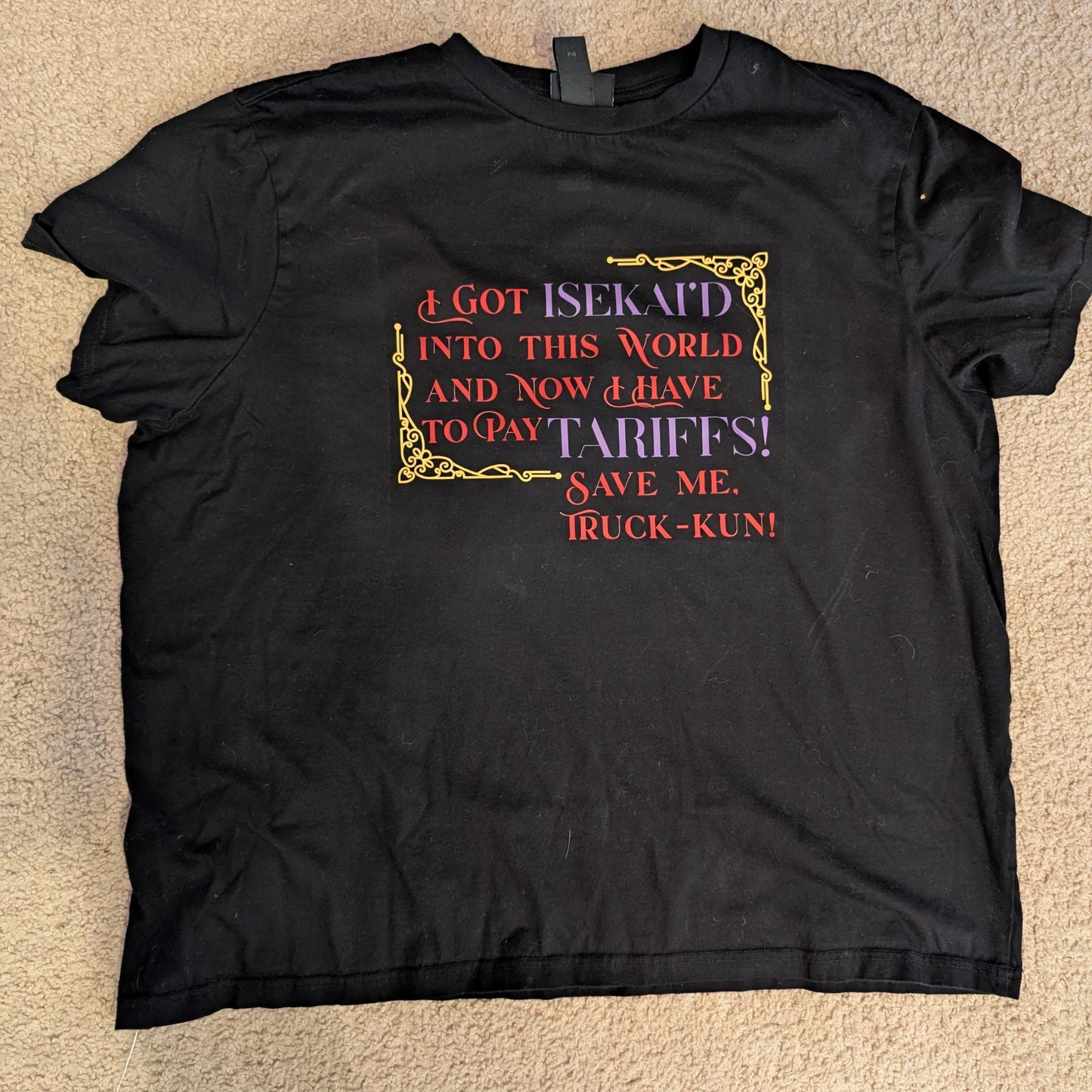 Upcycled Otome Isekai Shirts