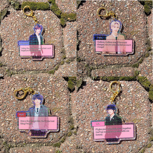 Kpop Otome Dating Sim Keychain