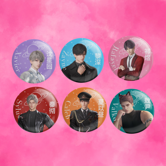 Love and Deepspace Button Pins