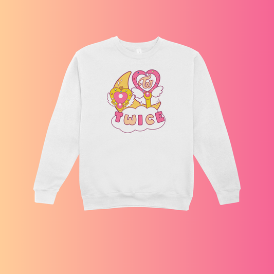 Sailor Twice Kawaii Magical Girl Crewneck Sweatshirt