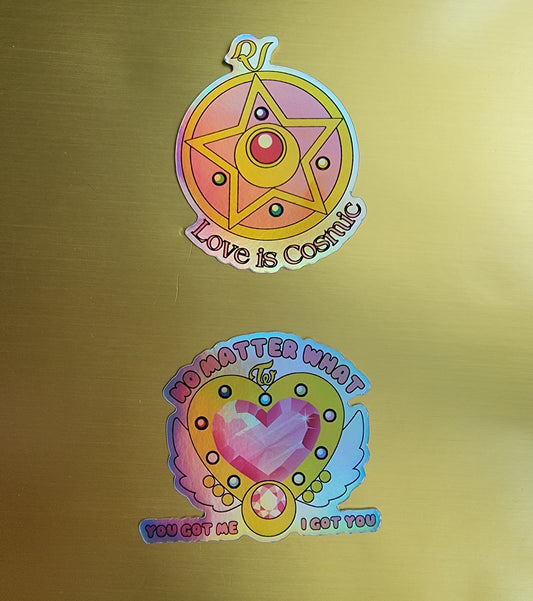 CLEARANCE! Big Magical Girl Group Brooch