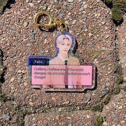 Kpop Otome Dating Sim Keychain