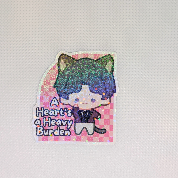 A Heart's a Heavy Burden Sticker
