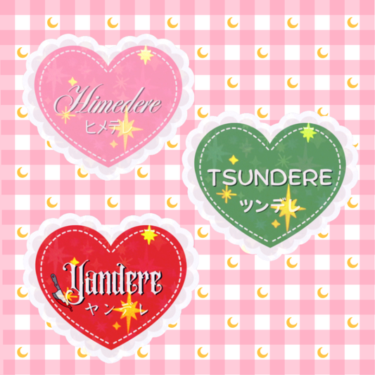 Dere Type Lace Heart Sticker
