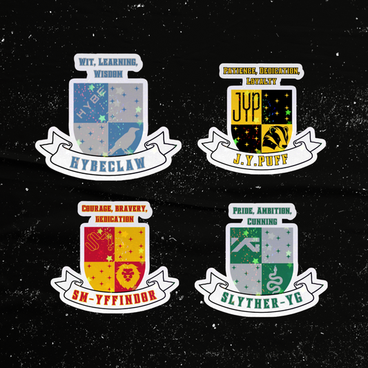 Kpop Big 4 x Harry Potter House Sticker