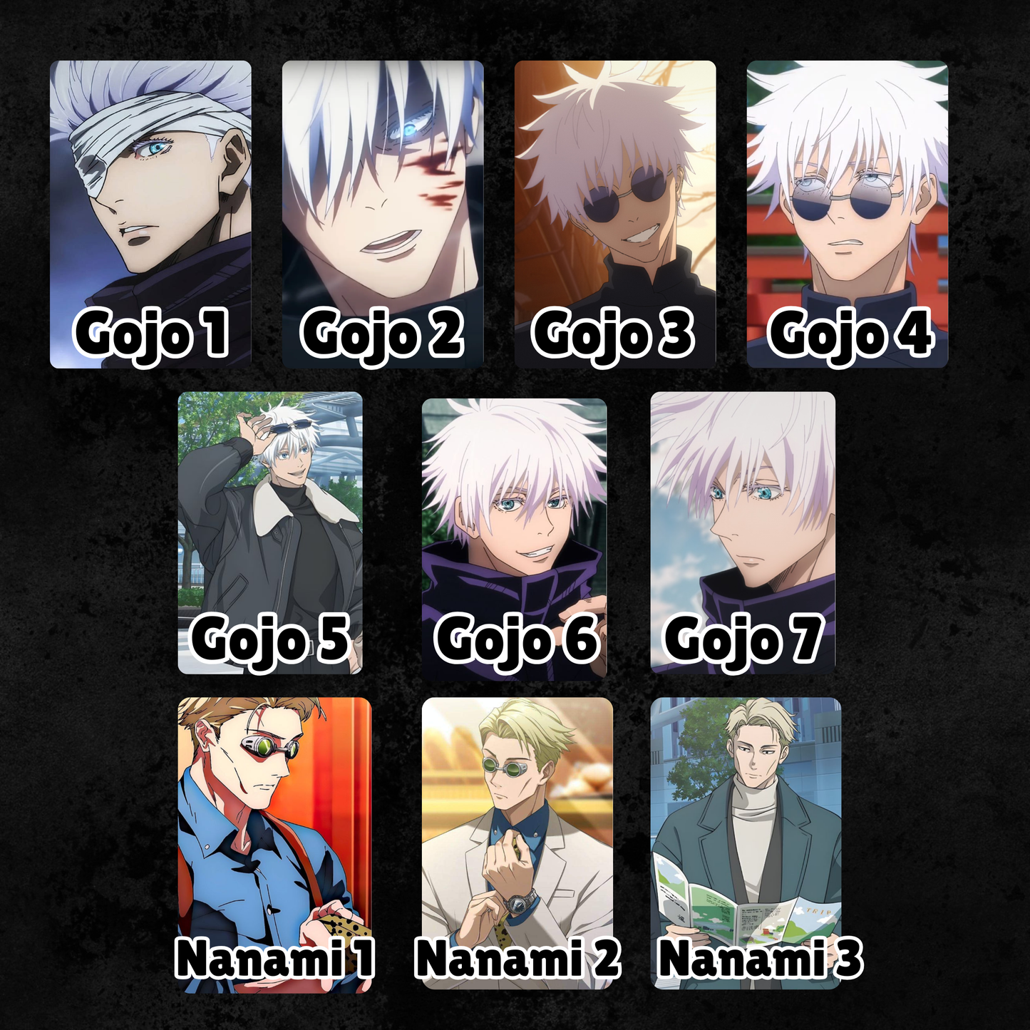 Jujutsu Kaisen Photocards