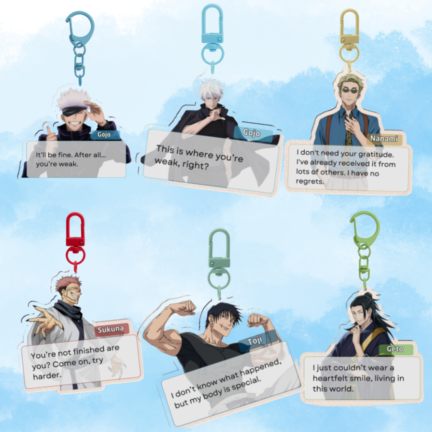 Jujutsu Kaisen Otome Route Keychain