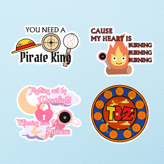 Kpop x Anime Stickers
