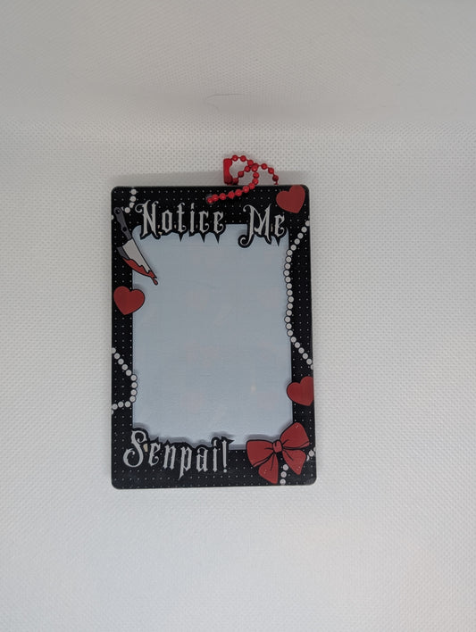 Notice Me, Senpai! Acrylic Photocard Holder