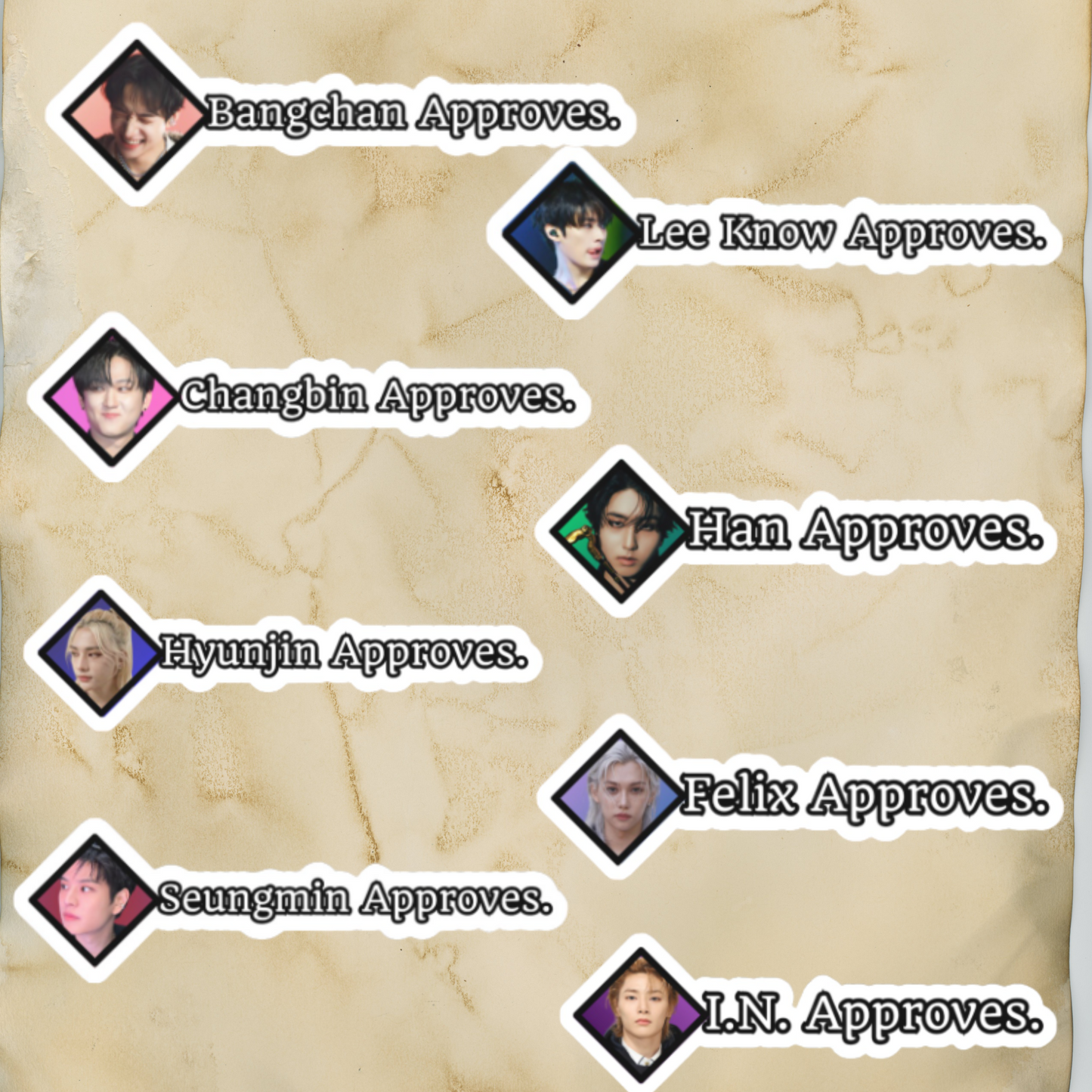 Baldur's Gate 3 x Stray Kids Approves