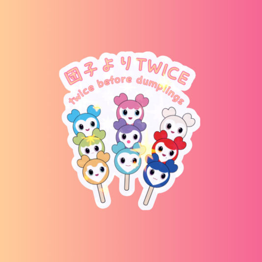 Twice Before Dumplings | Dango Yori Twice Sticker