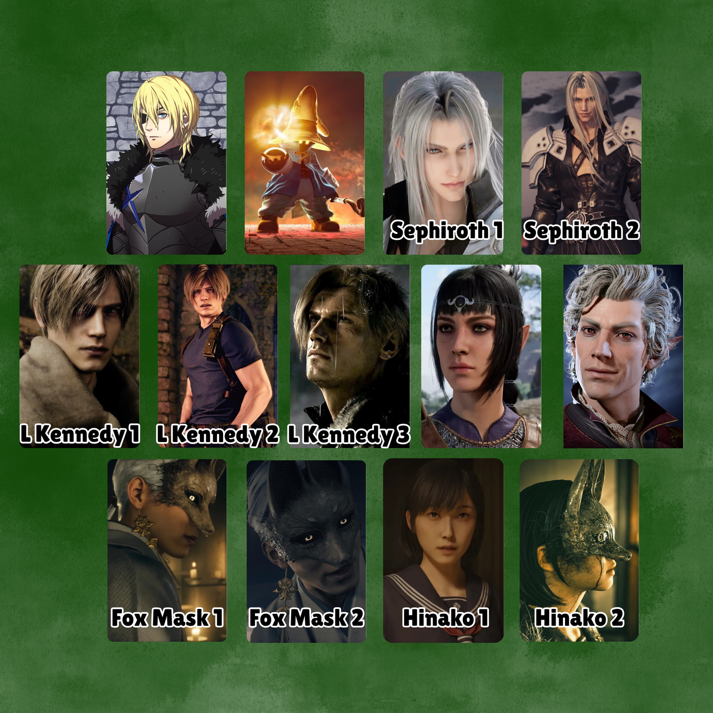 Video Game Photocards