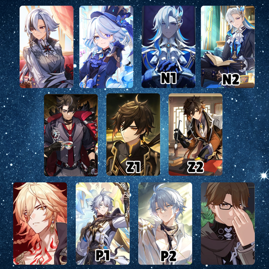 Genshin Impact Honkai Gacha Photocards