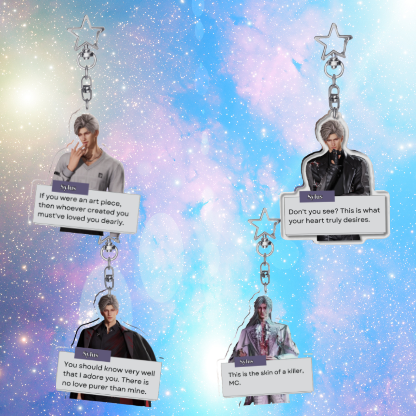 Love and Deepspace Otome Route Keychain