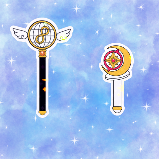 Magical Boy Group Wand Stickers