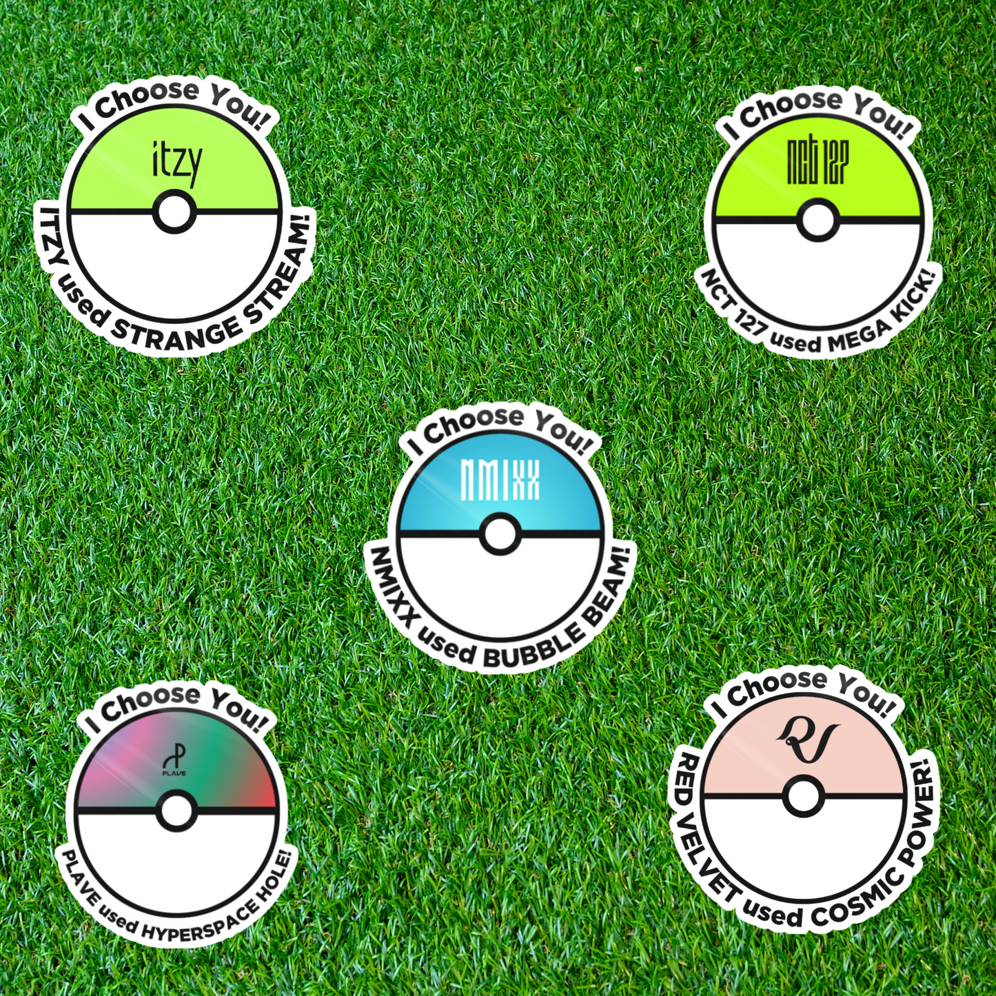Kpop x Pokeball Sticker