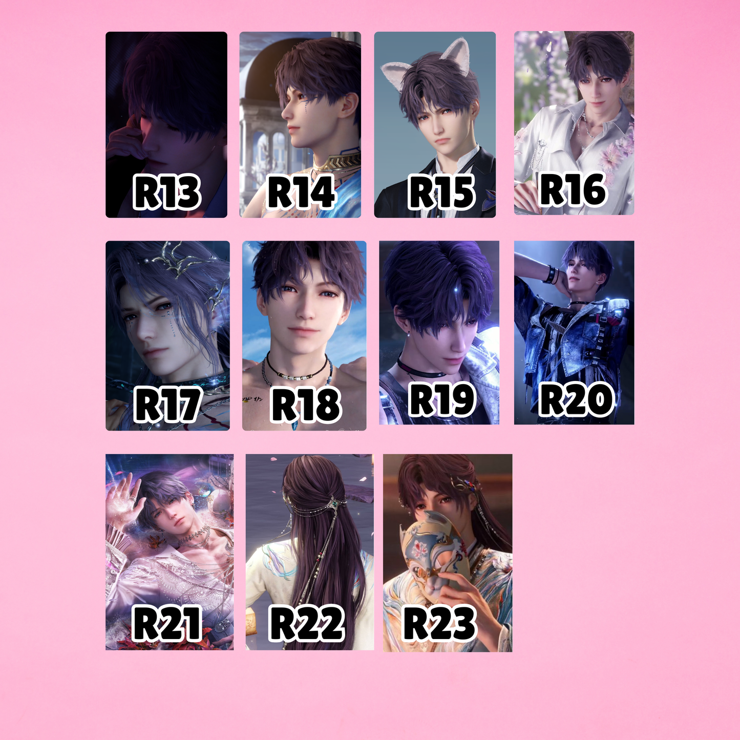 Rafayel Qi Yu Love and Deepspace Photocards