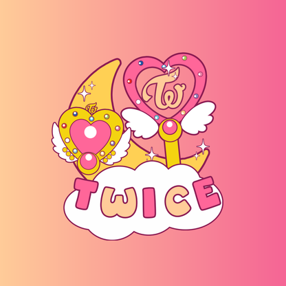 Sailor Twice Magical Girl DTF Decal