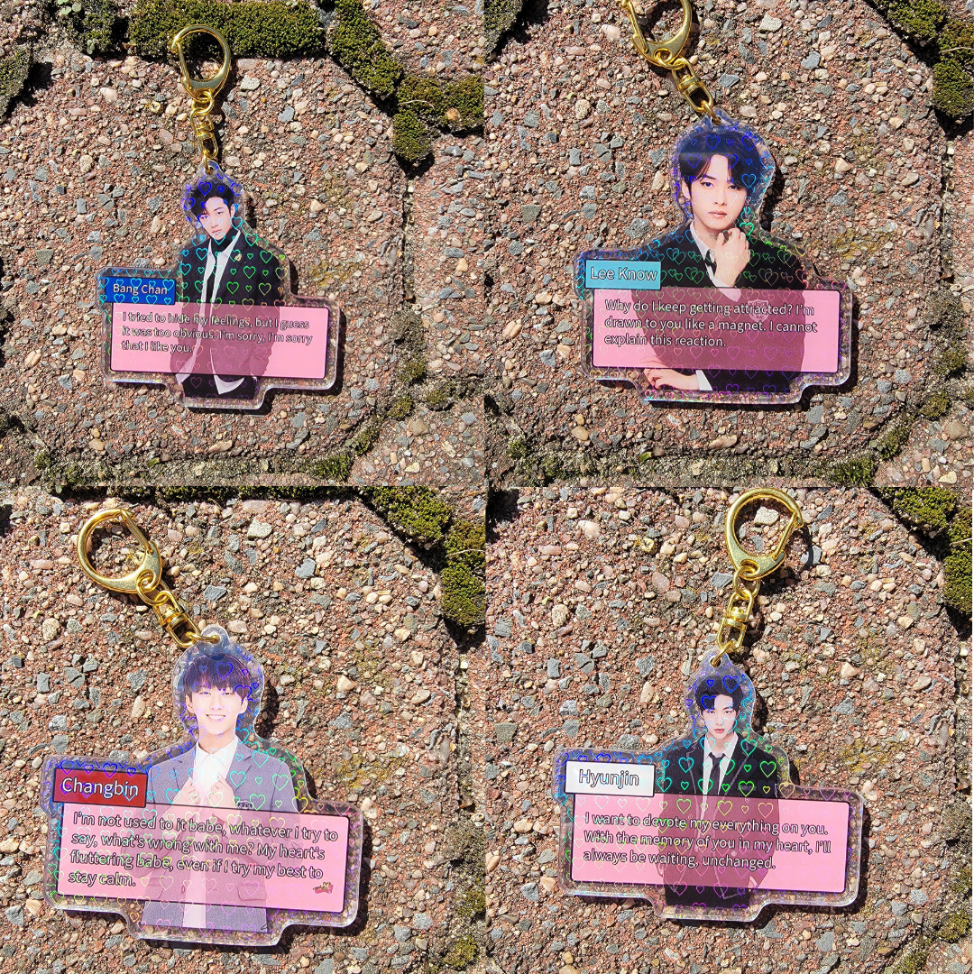 Kpop Otome Dating Sim Keychain