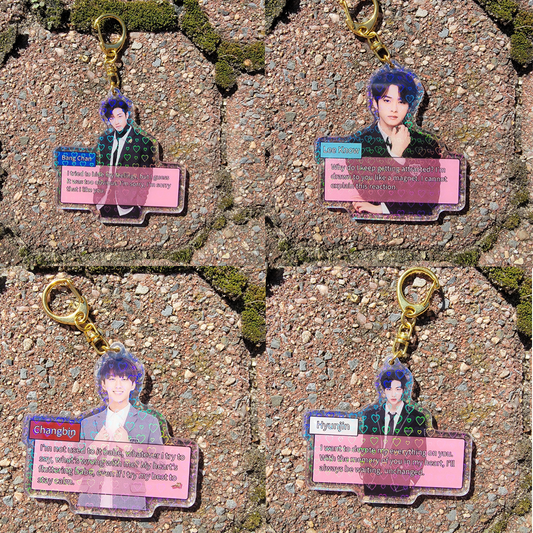 Kpop Otome Dating Sim Keychain