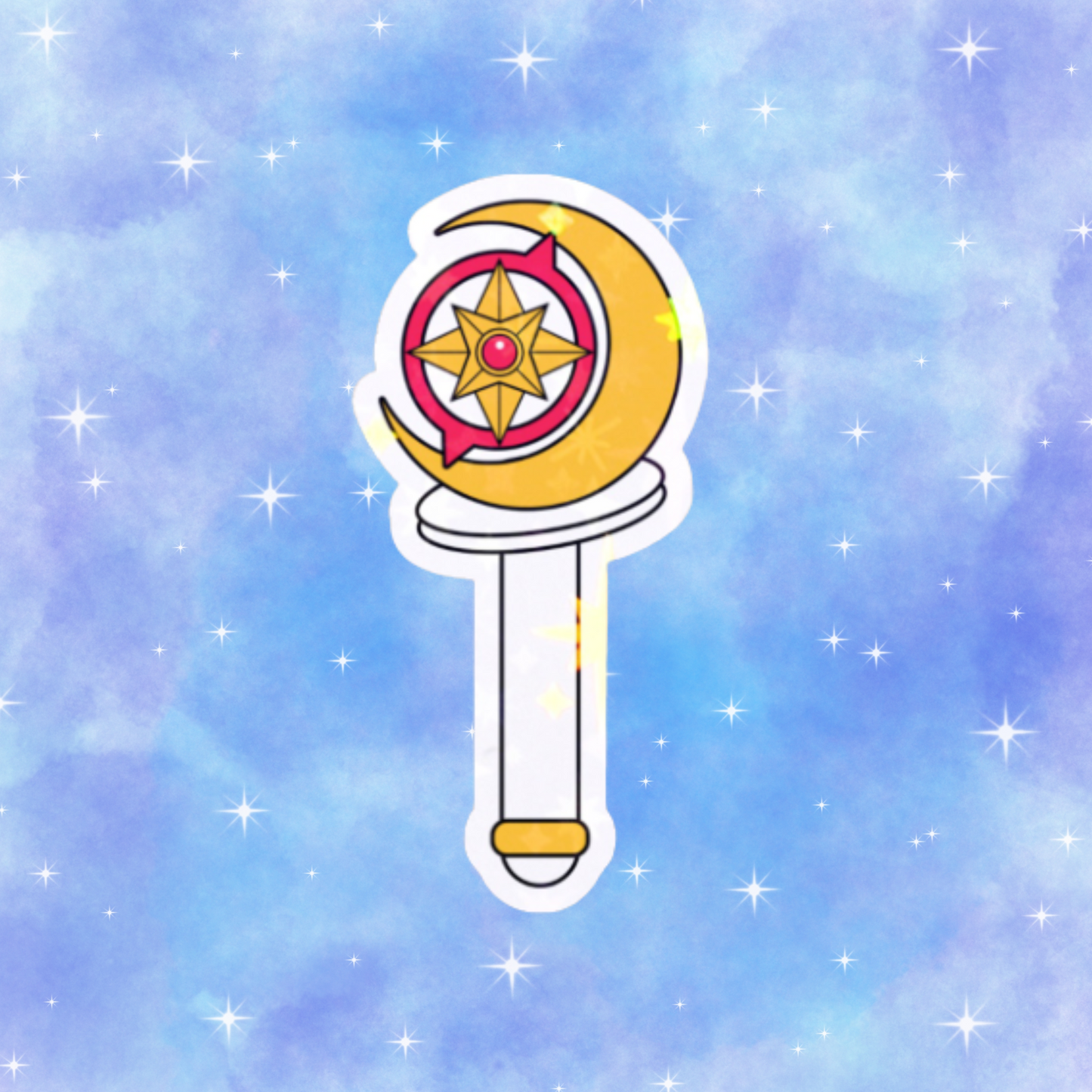Magical Boy Group Wand Stickers