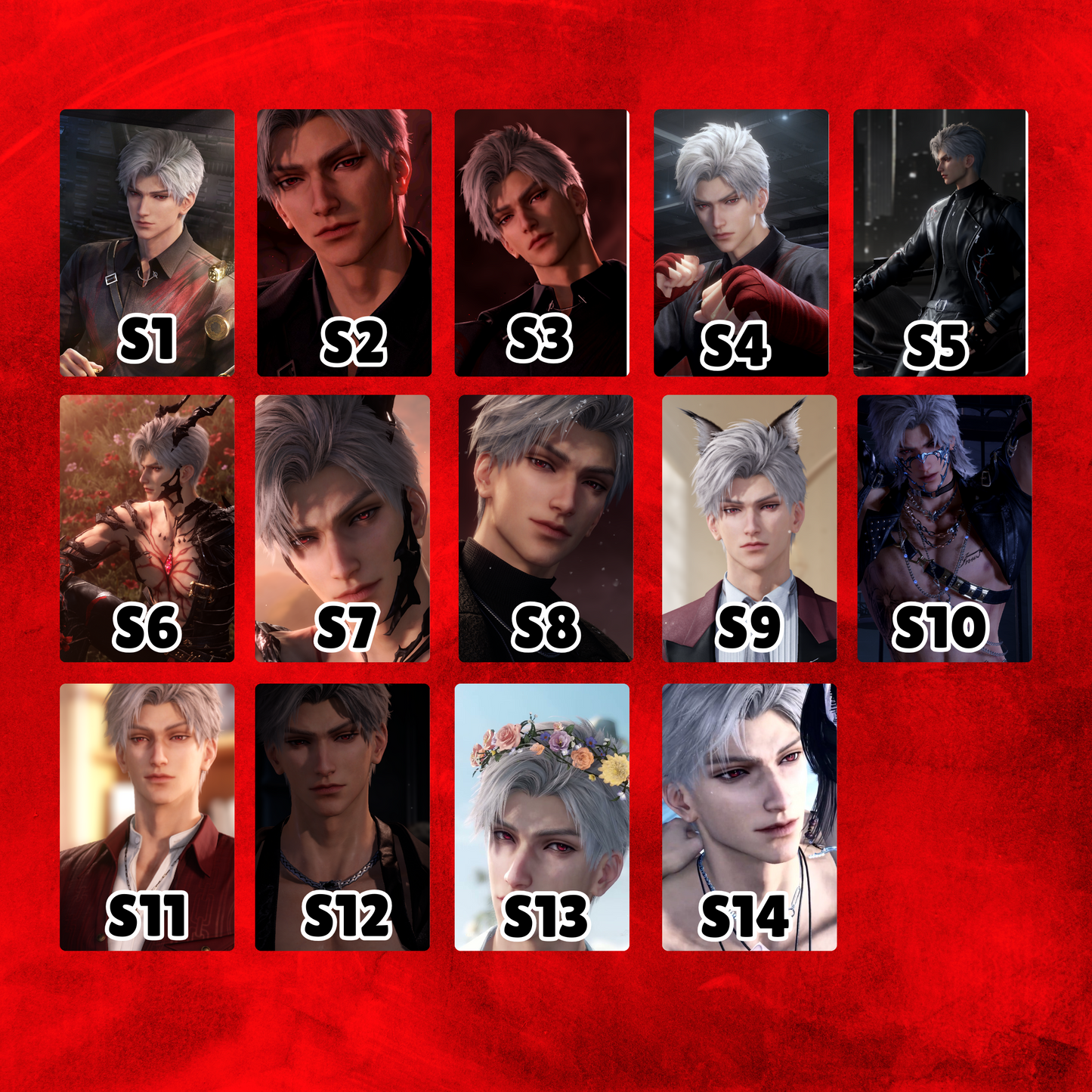Sylus Qin Che Love and Deepspace Photocards