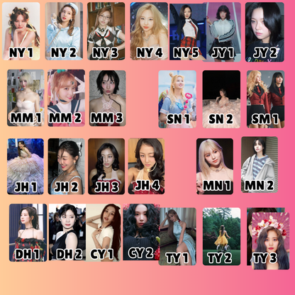 TWICE Photocards