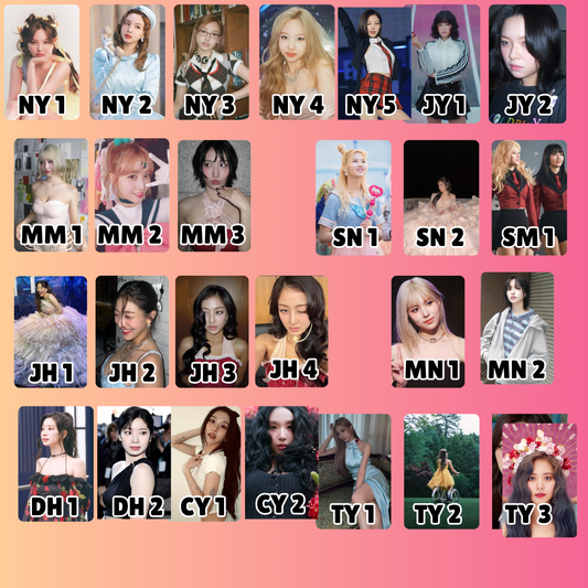 TWICE Photocards