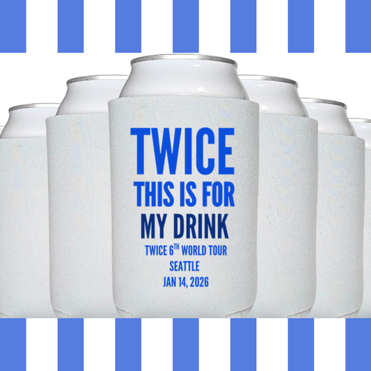 TWICE This is For Tour Koozies