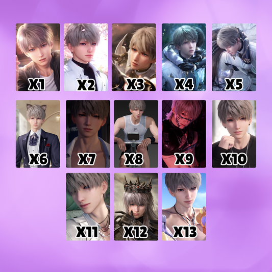 Xavier Shen Xinghui Love and Deepspace Photocards