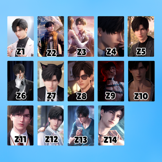 Zayne Li Shen Love and Deepspace Photocards