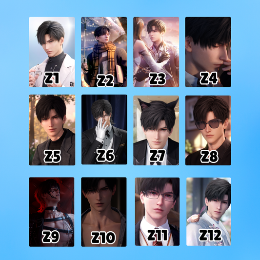 Zayne Li Shen Love and Deepspace Photocards